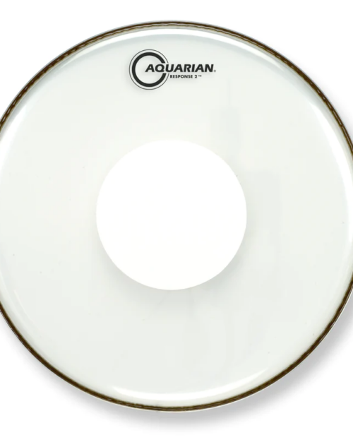 Aquarian Response 2 Clear Drumhead with Power Dot