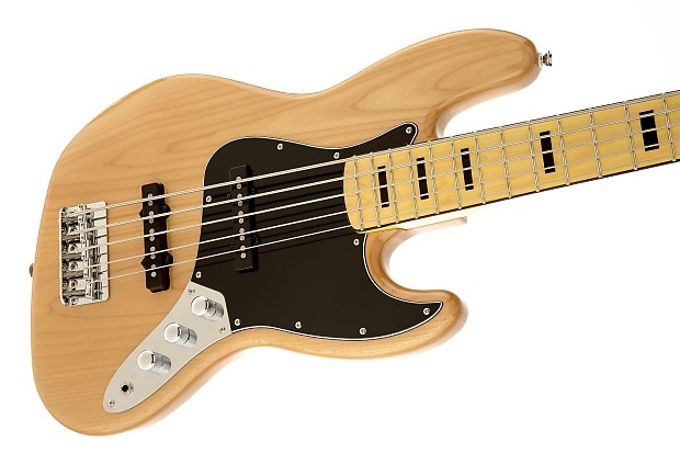 Squier Vintage Modified Jazz Bass V, Maple Fingerboard, Natural ...