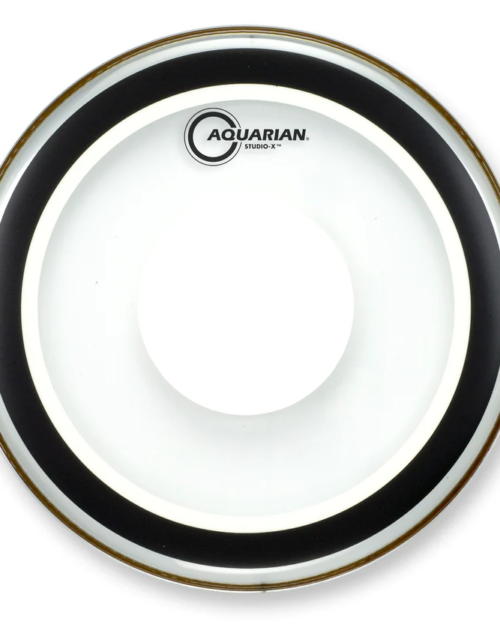 AQUARIAN STUDIO-X CLEAR DRUMHEAD WITH POWER DOT- 10"